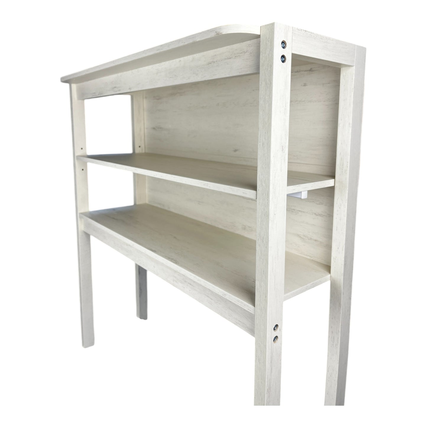 5-Tier Kitchen Packer Rack - White & Black Shelving Unit
