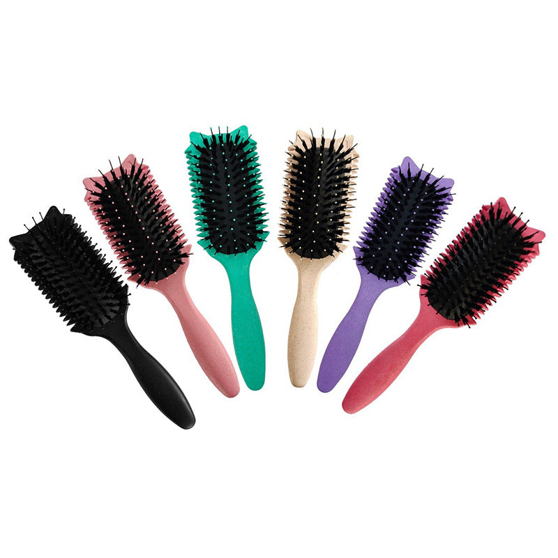 Ear Air Cushion Hairdressing Bounce Comb - Plastic, Multi-Color