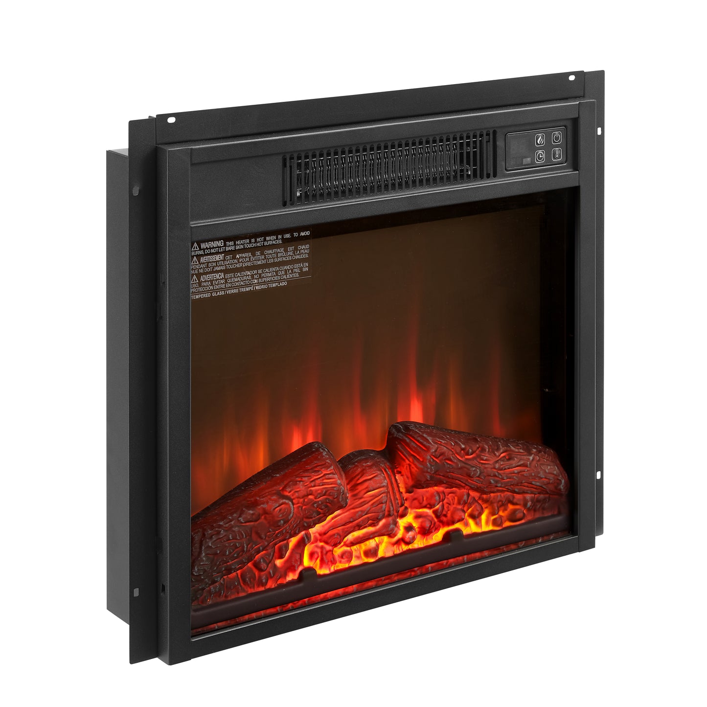 Electric Fireplace Insert 18 1400W 120V ,Equipped With Remote