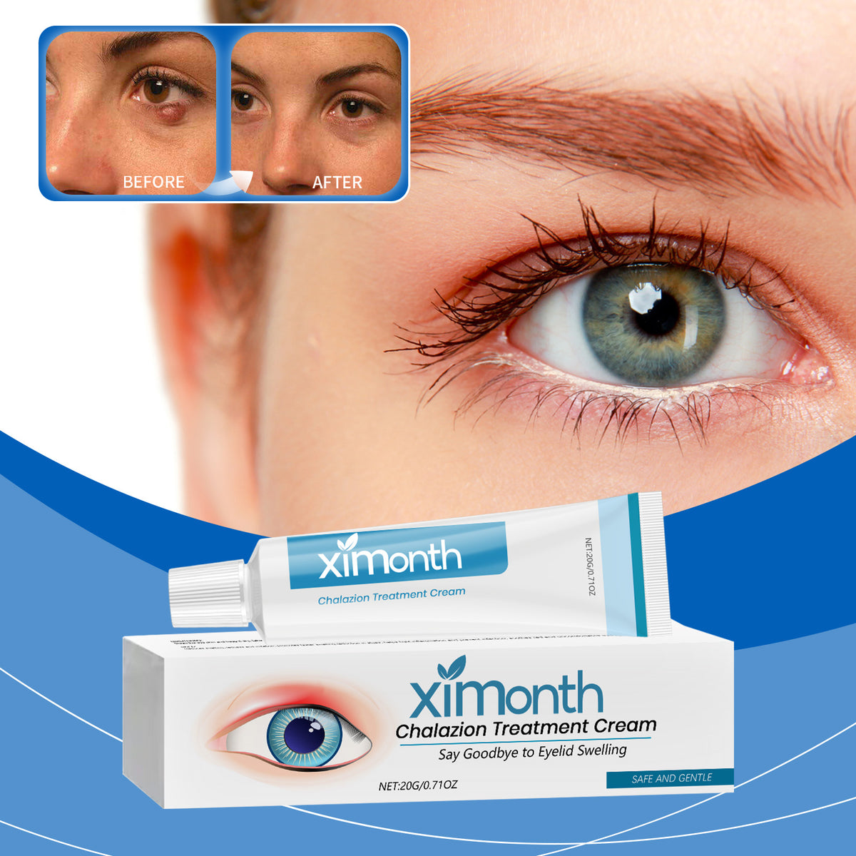 Eye Soothing Cream 20g - Gentle Eye Care for Sensitive Skin
