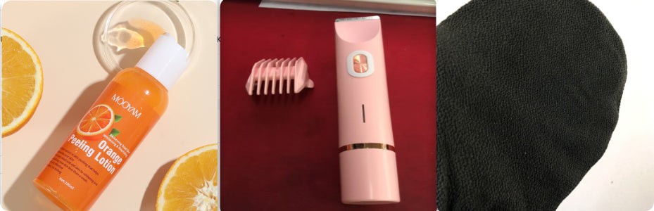 2 In 1 Hair Remover Women's Double Head Shaver Private Pubic Trimmer