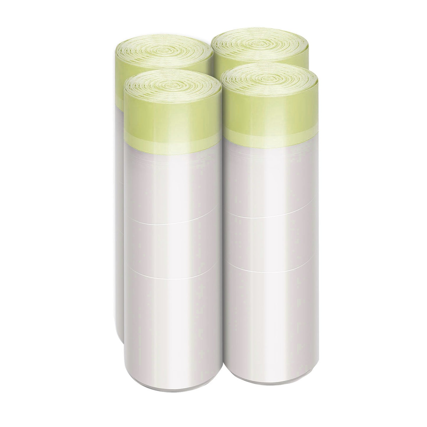 100pcs Trash Bag 13 Gallon Multipurpose Leak Proof Heavy Duty Garbage