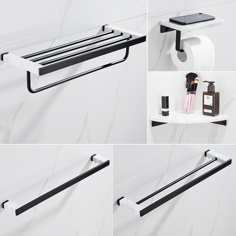 Bathroom Towel Rack and Storage Shelf Set - Multi-Style Copper Design