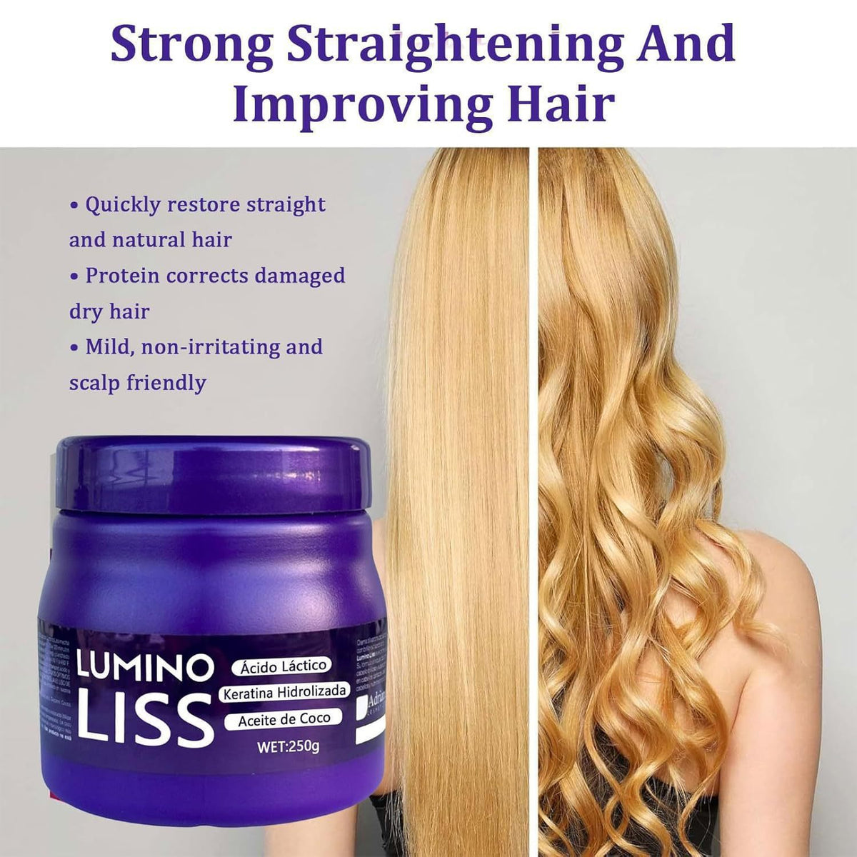 Portable Household Soft And Nourishing Straight Hair Cream