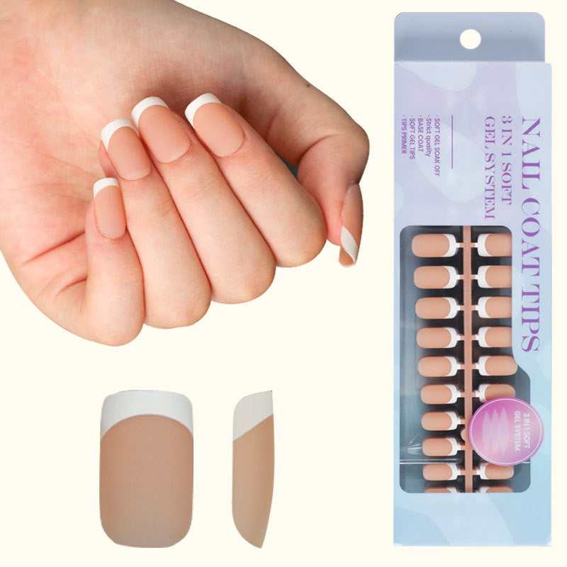 French Manicure Nail Art Kit - 300 Pieces