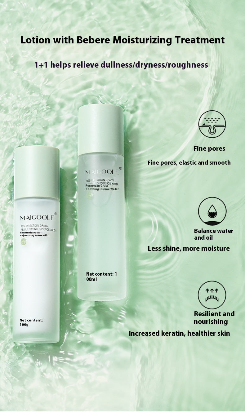 Moisturizing Facial Care Set - Hydrating Essence Water & Lotion Combo