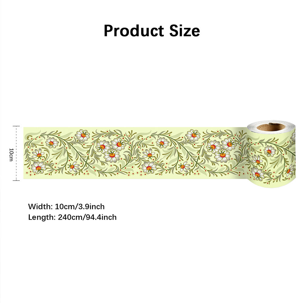 Home Wall & Floor Skirting Line Stickers - Moisture & Stain Resistant PVC