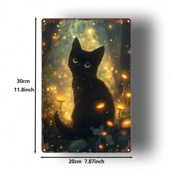 Metal Tin Wall Decoration - 20 cm x 20 cm