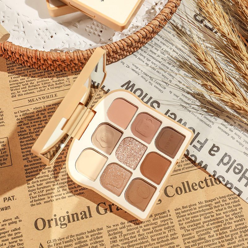 Nine-Color Eyeshadow Palette All-in-One Makeup Set for Eyes - CJ