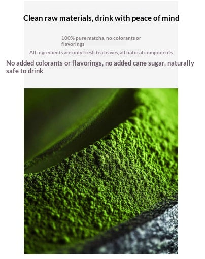 Matcha Powder Single-Serve Sachets - Food-Grade Green Tea for Drinks