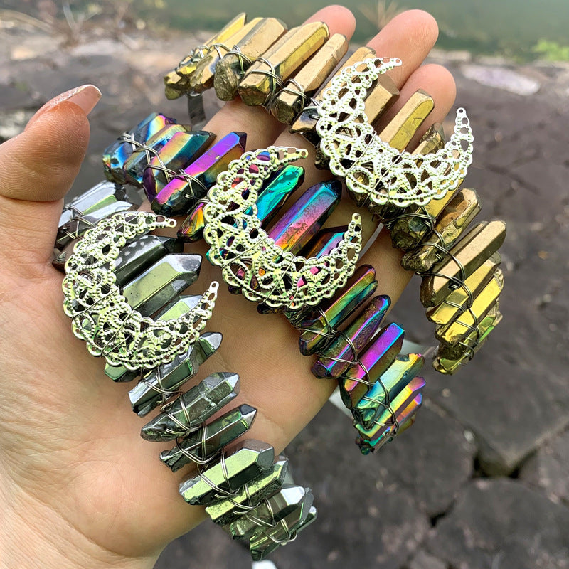 Crystal Rainbow Crown Hair Band