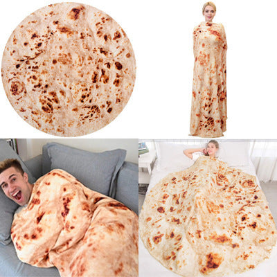 Corn Pancake Blanket - Colorful Flannel Air-Conditioning Throw
