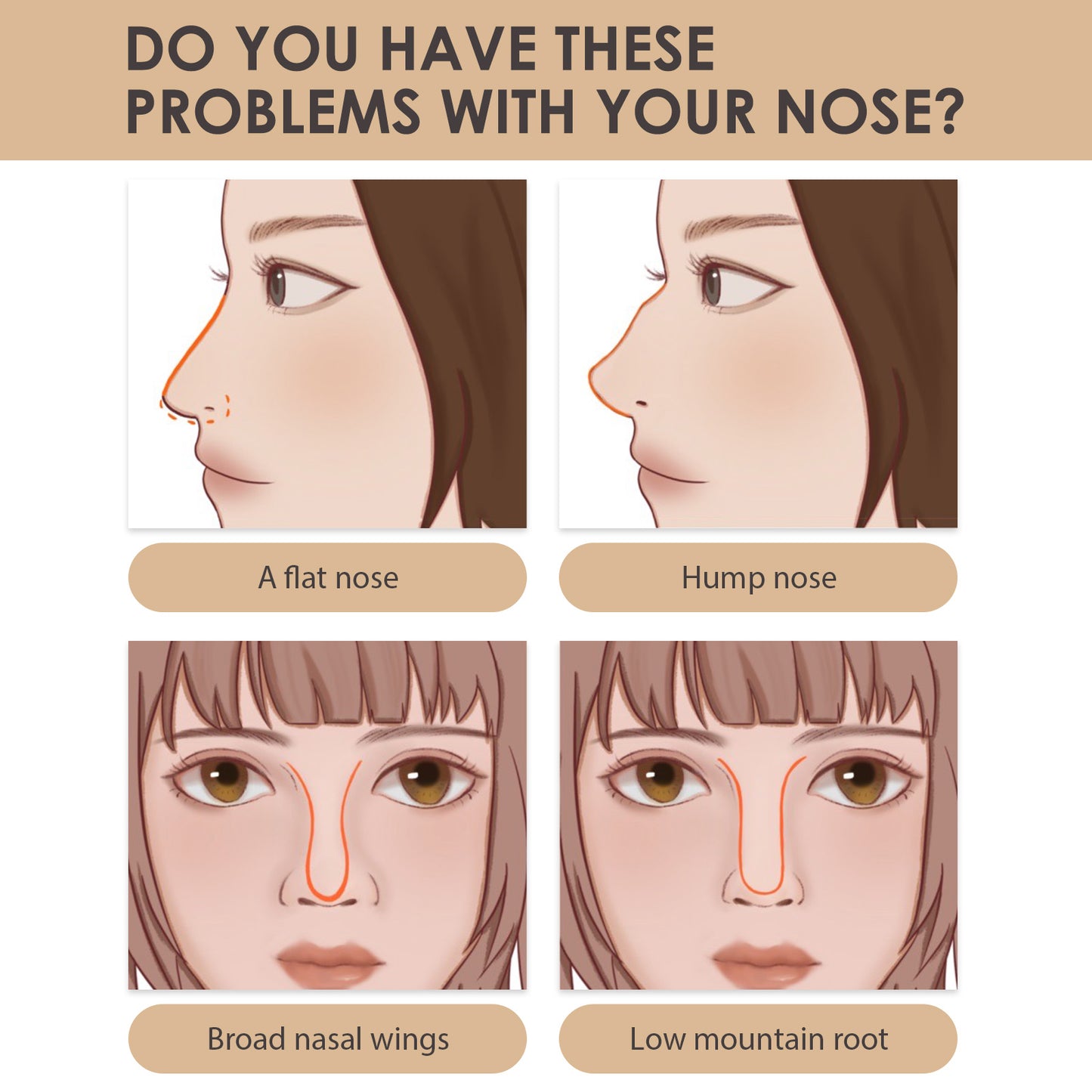 Nose Shaping Serum - Collagen Firming & Lifting Massage Treatment, 30ml