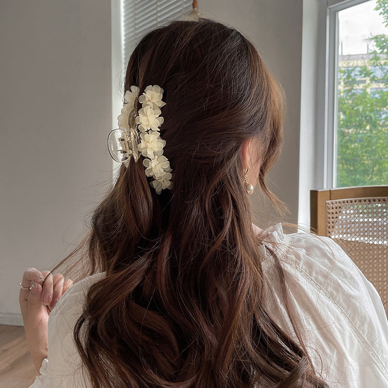 Handmade Flower Grip Clip Hair Accessory