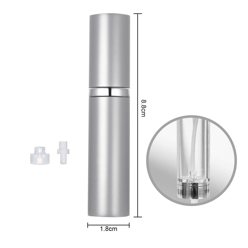 Portable Perfume Sprayer Bottle Set - Refillable Travel Atomizer with 9ML Capacity