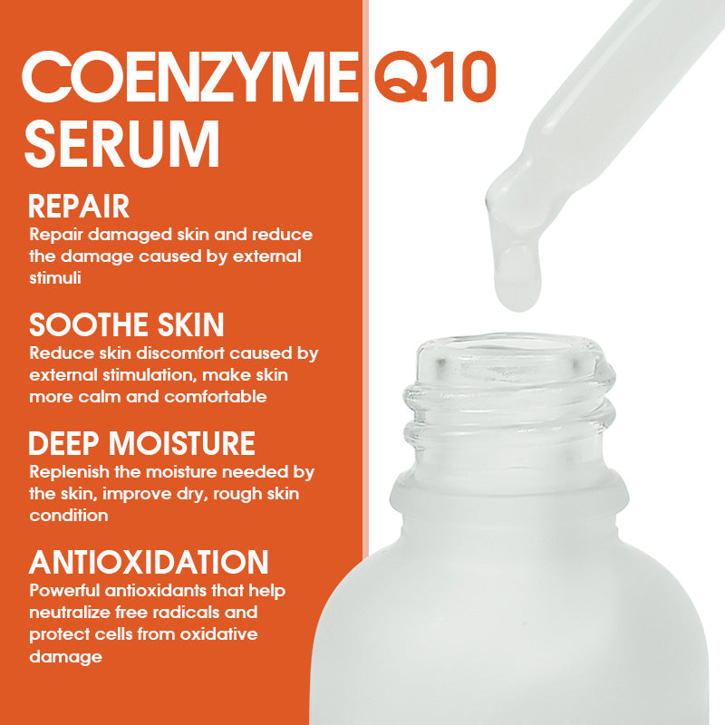 Coenzyme Q10 Facial Moisturizer - Gentle Hydrating Serum for All Skin Types
