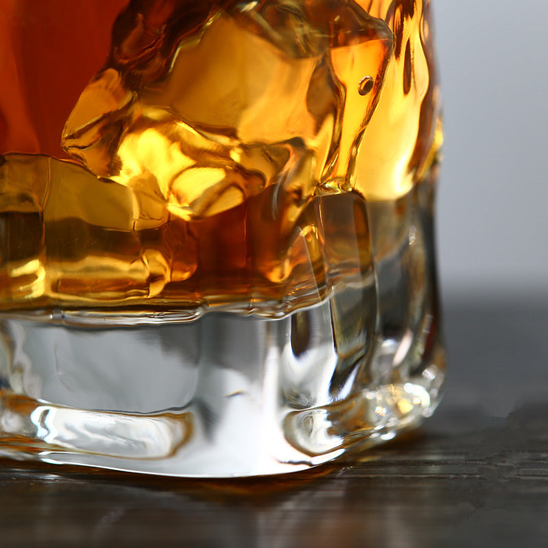 Heat-Resistant Lead-Free Crystal Whiskey Glass Set - Multiple Quantities