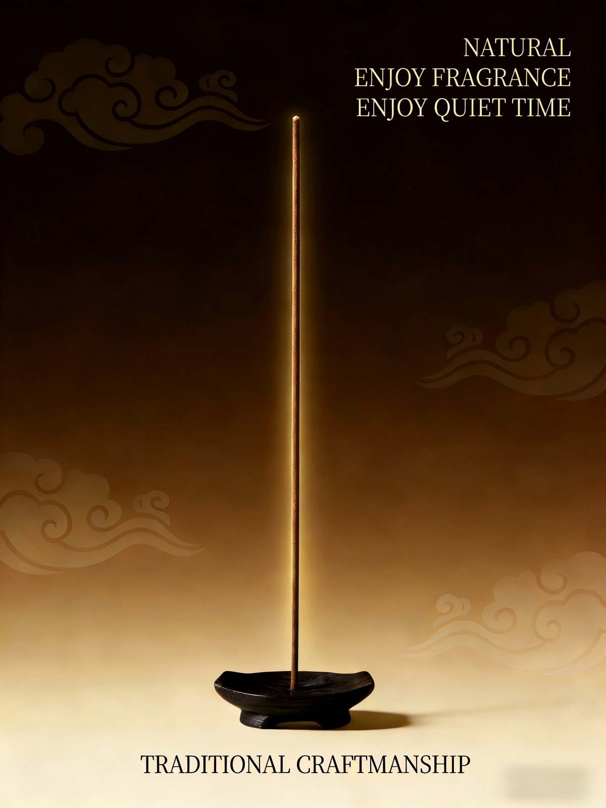 Pure Agarwood Incense Sticks - Bamboo Free, Natural Powder