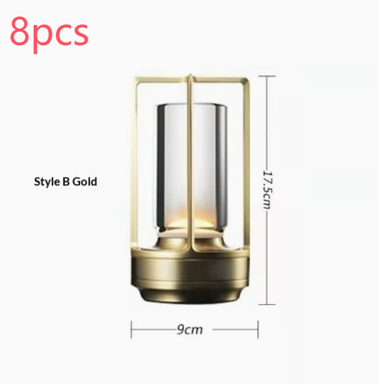 Portable Touch Control LED Night Light with 5000mAh Battery for Bedroom Camping & Home
