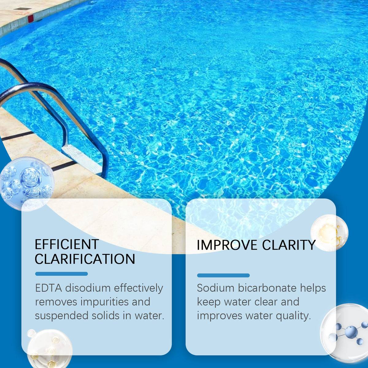 Pool Water Purifier - 150ml Water Clarifier for Pool Maintenance
