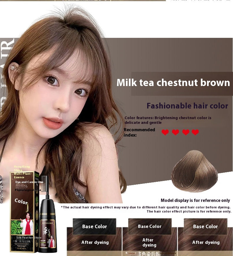 Hair Dye Color Cream for Covering White Hair - 400ml