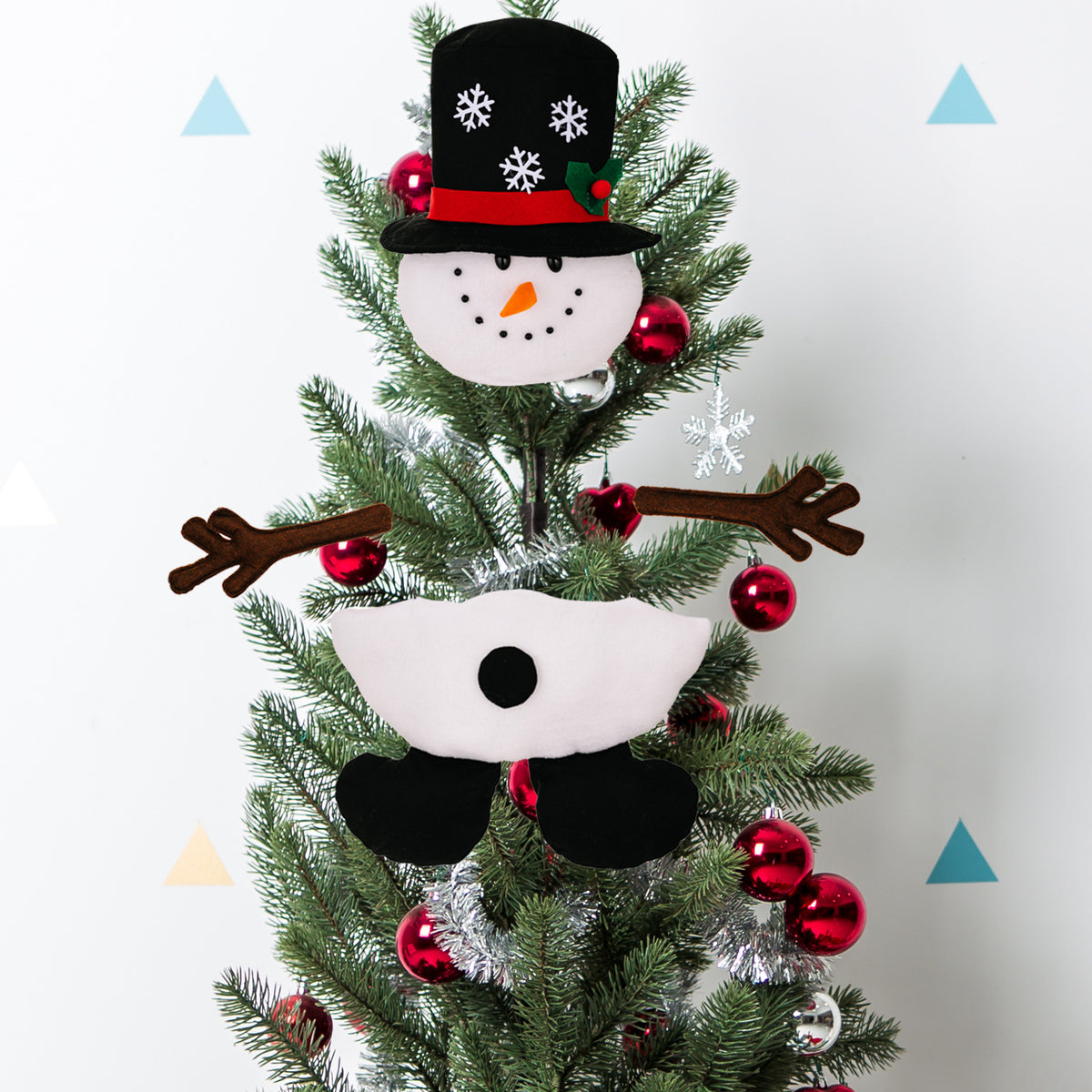 Christmas Tree Top Hanging Ornaments - Festive Decor, Multiple Styles