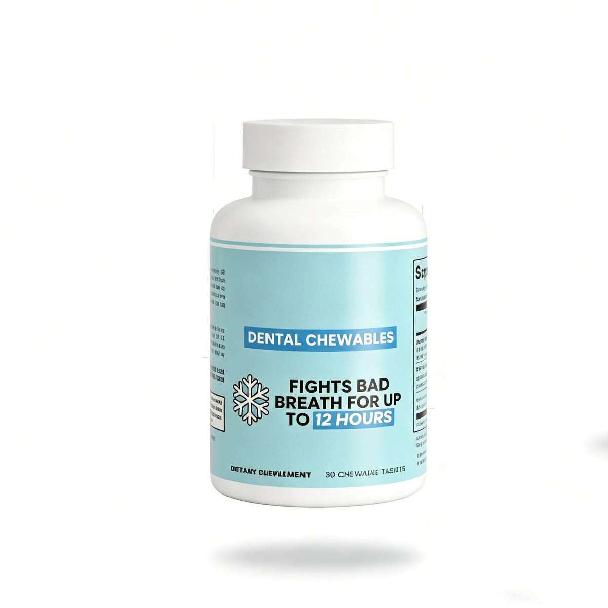 Dental Chewable Tablets for Oral Health - CJ 60/90/120 Count