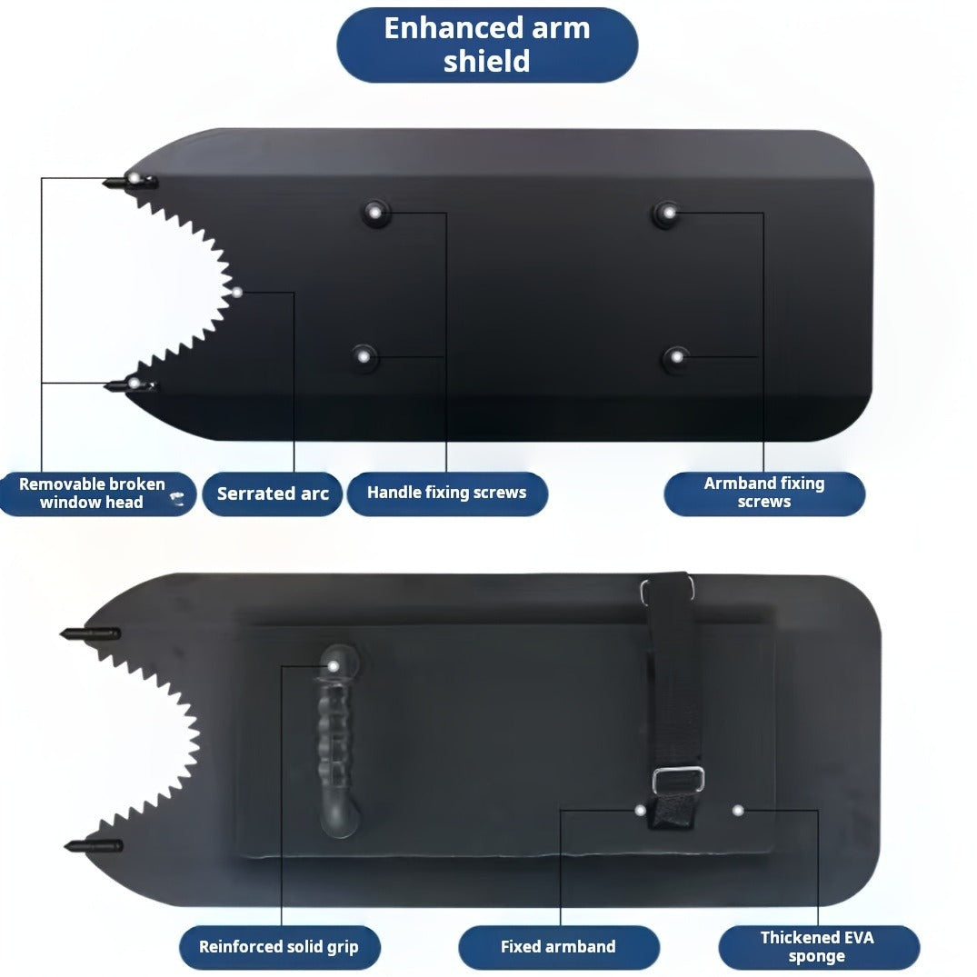 Metal Iron Tactical Arm Guard - Outdoor Training Shield