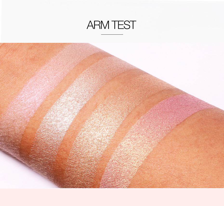 Highlighting Powder FA63 - Pink Face Makeup Powder for All Skin Types