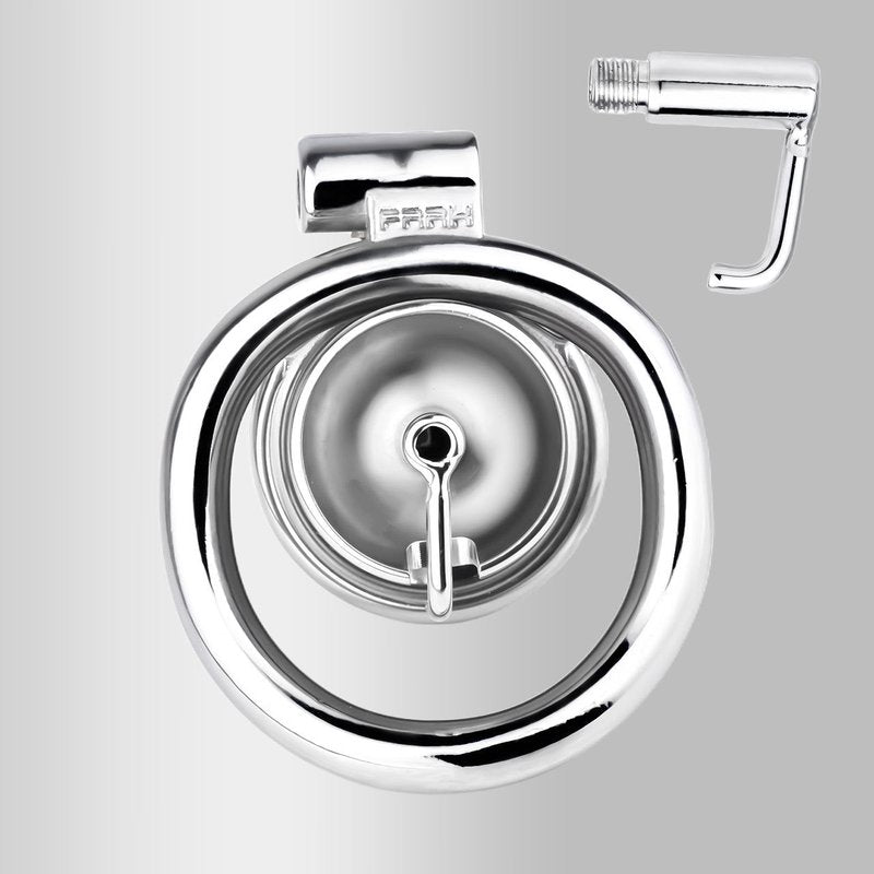 Pierced Stainless Steel Chastity Device with Multiple Sizes - Adult Wellness