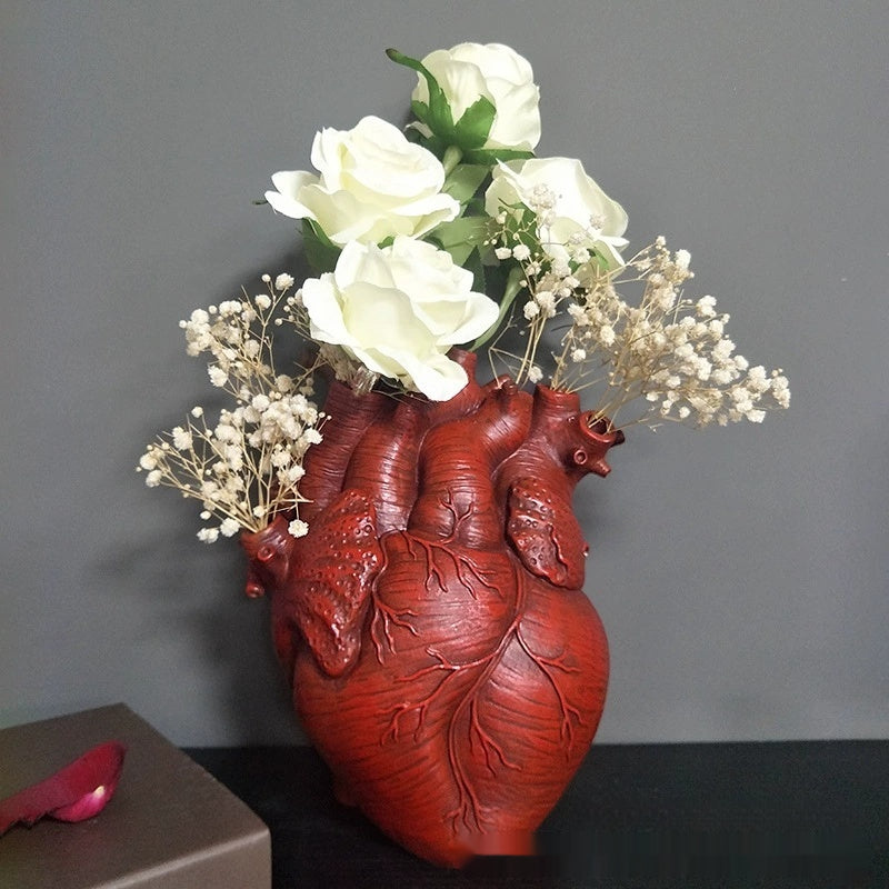 Nordic Style Flower Vase - Decorative Resin Plant Pot