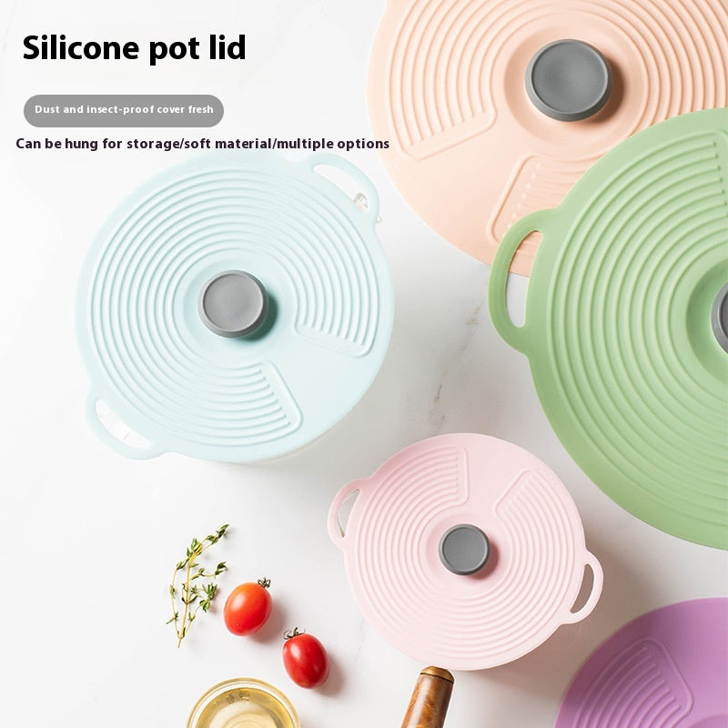 Silicone Food Cover Set - Spill-Proof, Airtight, Reusable Pot Lids 15-31cm