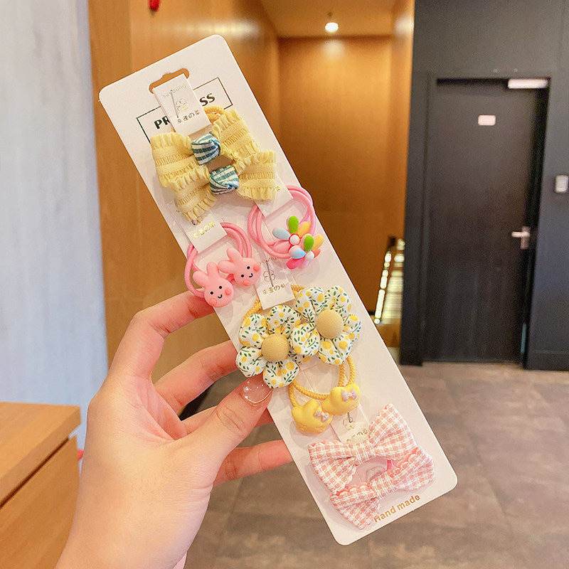 Children's Hair Accessories Head Flower Princess Hairpin Set for Girls