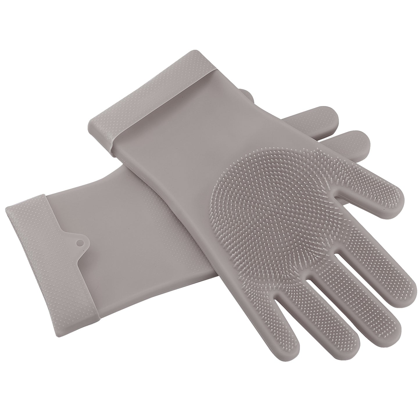 Silicone Dishwashing Gloves with Cleaning Sponge - Multi-Purpose