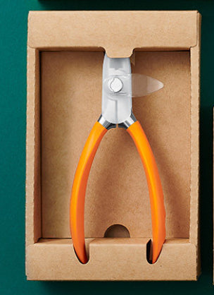 Diagonal-Pointed Nail Clipping Pliers for Ingrown Toenails - Stainless Steel, Multi-Color