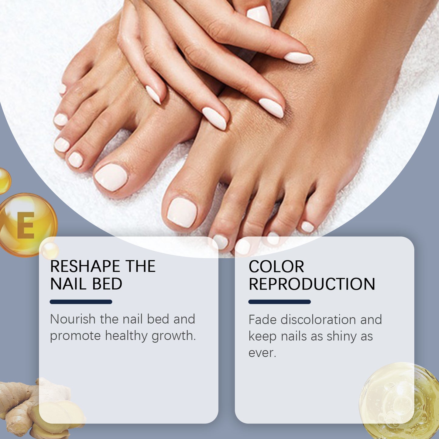 Nail Repair and Nourishing Cream with Vitamin E and Aloe for Damaged Nails