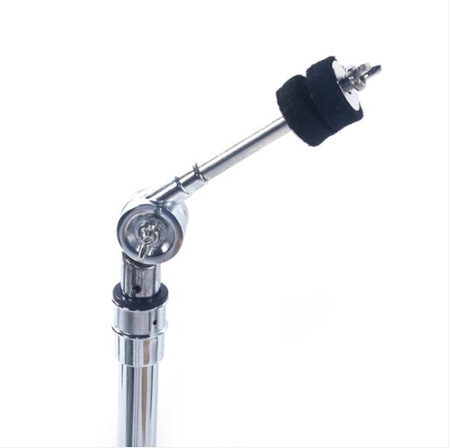 Straight Cymbal Stand Drum Hardware Percussion Mount Holder Set - Silver