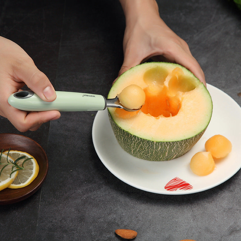 Stainless Steel Fruit Ball Digging Spoon - Kitchen & Garden Tool