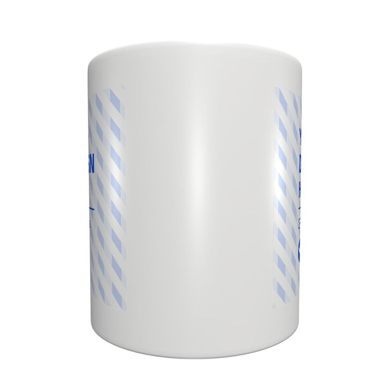 Eco-friendly Ceramic Comfort Handle Mug – White, One Size