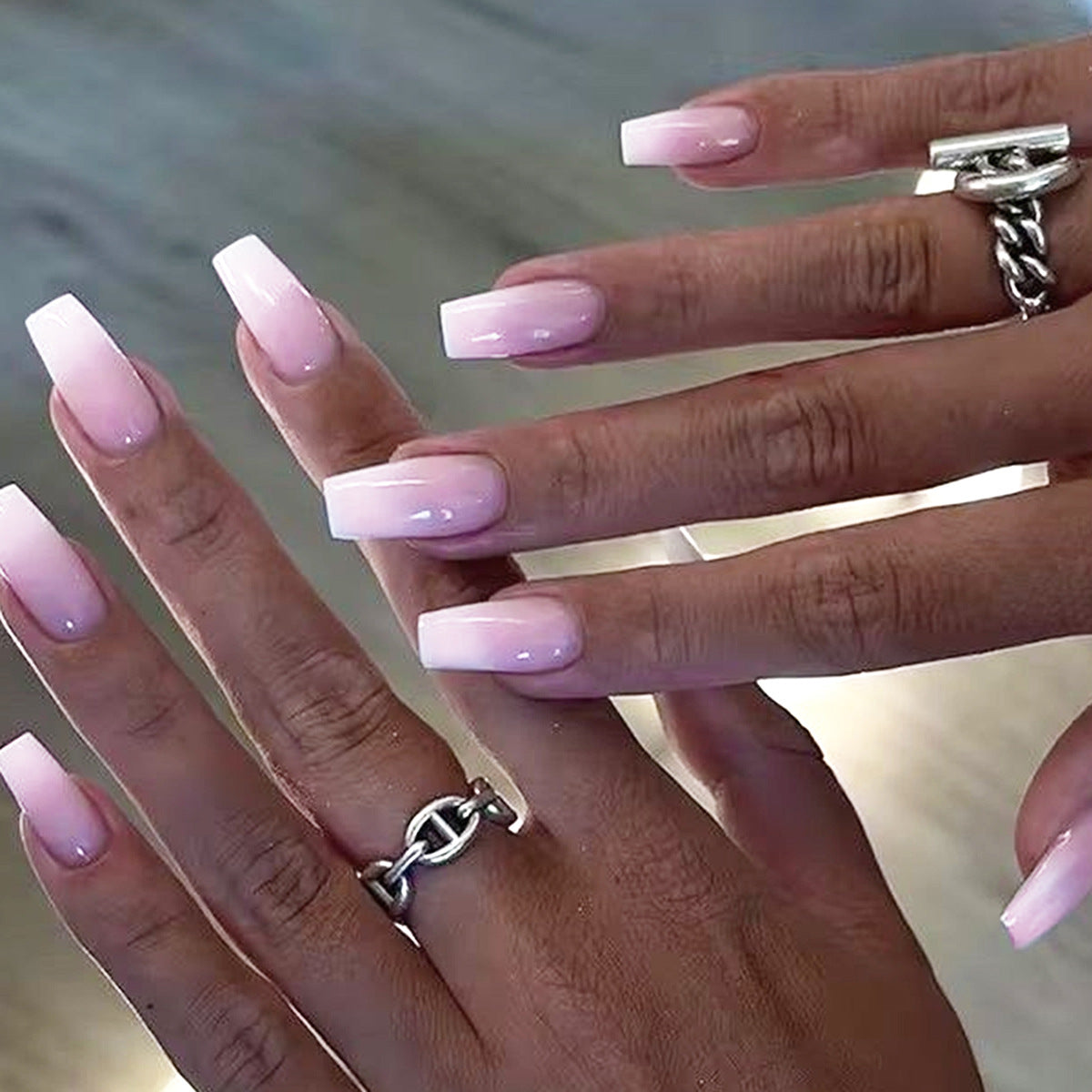 European, American & French Style Fake Nail Patch Set for Nail Art