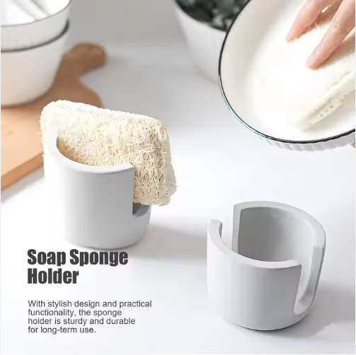 Diatom Mud Sponge Rack - Kitchen & Bathroom Sink Caddy