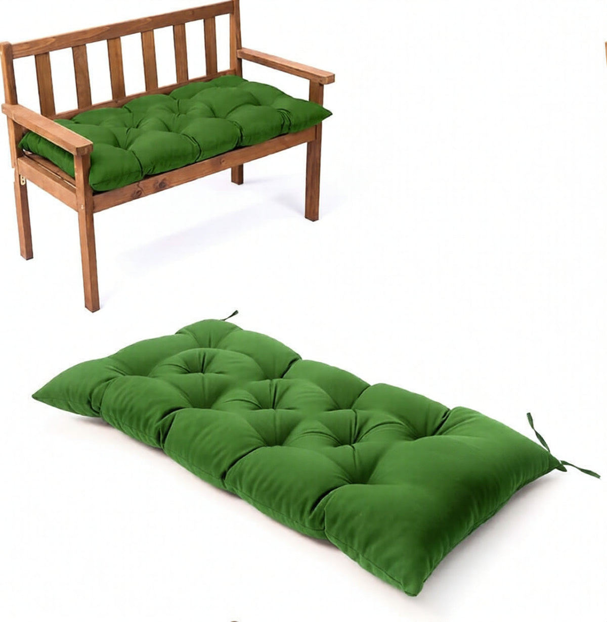 Outdoor Waterproof Sun-Resistant Bench Seat Cushion - Pack of 1 or 2