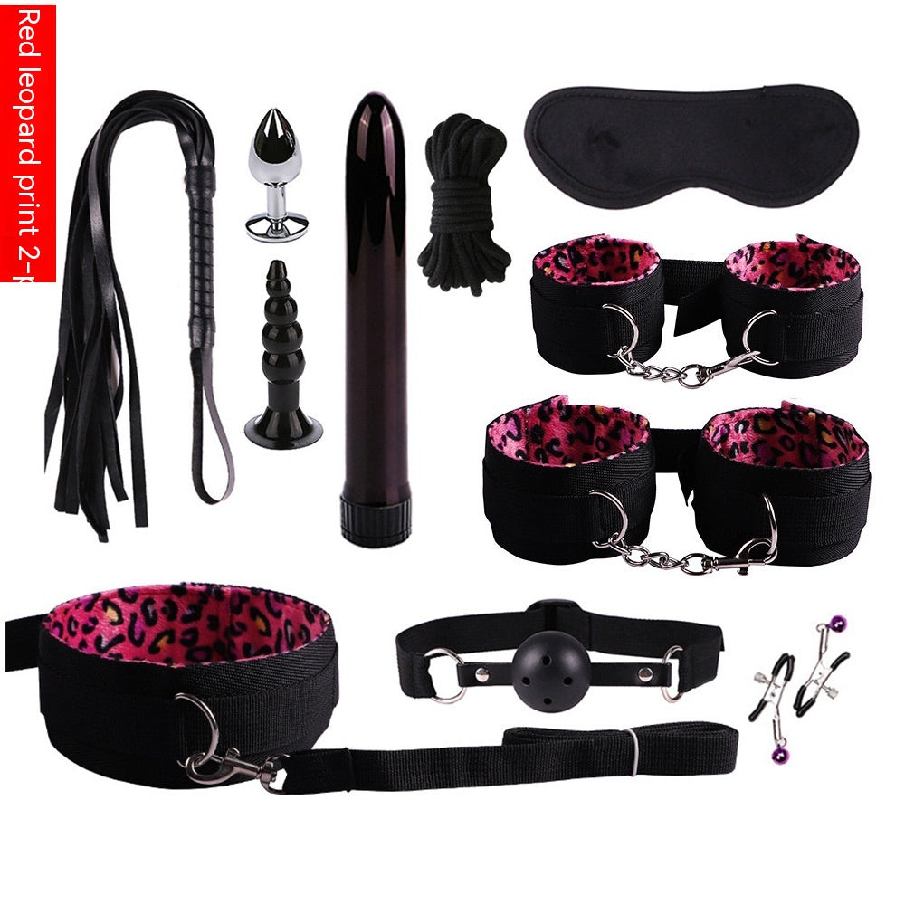 Adult Bondage Nylon Leather Suit Set - Multiple Variants