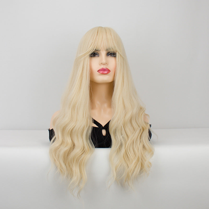 Long Curly Bangs Cosplay Wig - High Temperature Silk