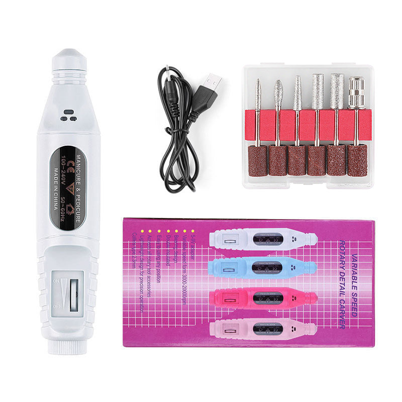 Portable USB Nail Polisher Machine - 20000 Speed