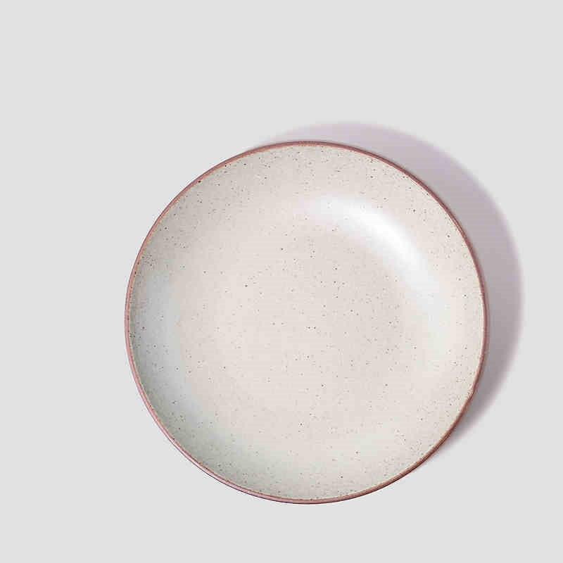 Retro Ceramic Deep Dinner Plates Set - Household Tableware