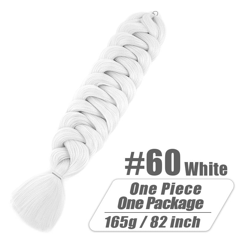 Long Braided Ponytail Hair Extension for Women - Multi-Color, 82 Inch