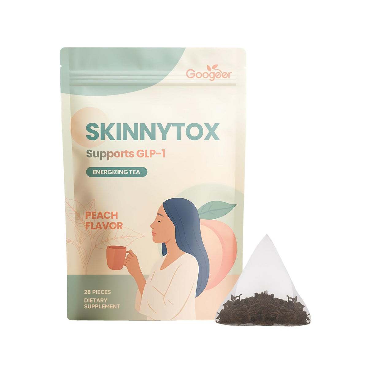 Slimming Tea Bags - Peach Oolong - 28 Pieces
