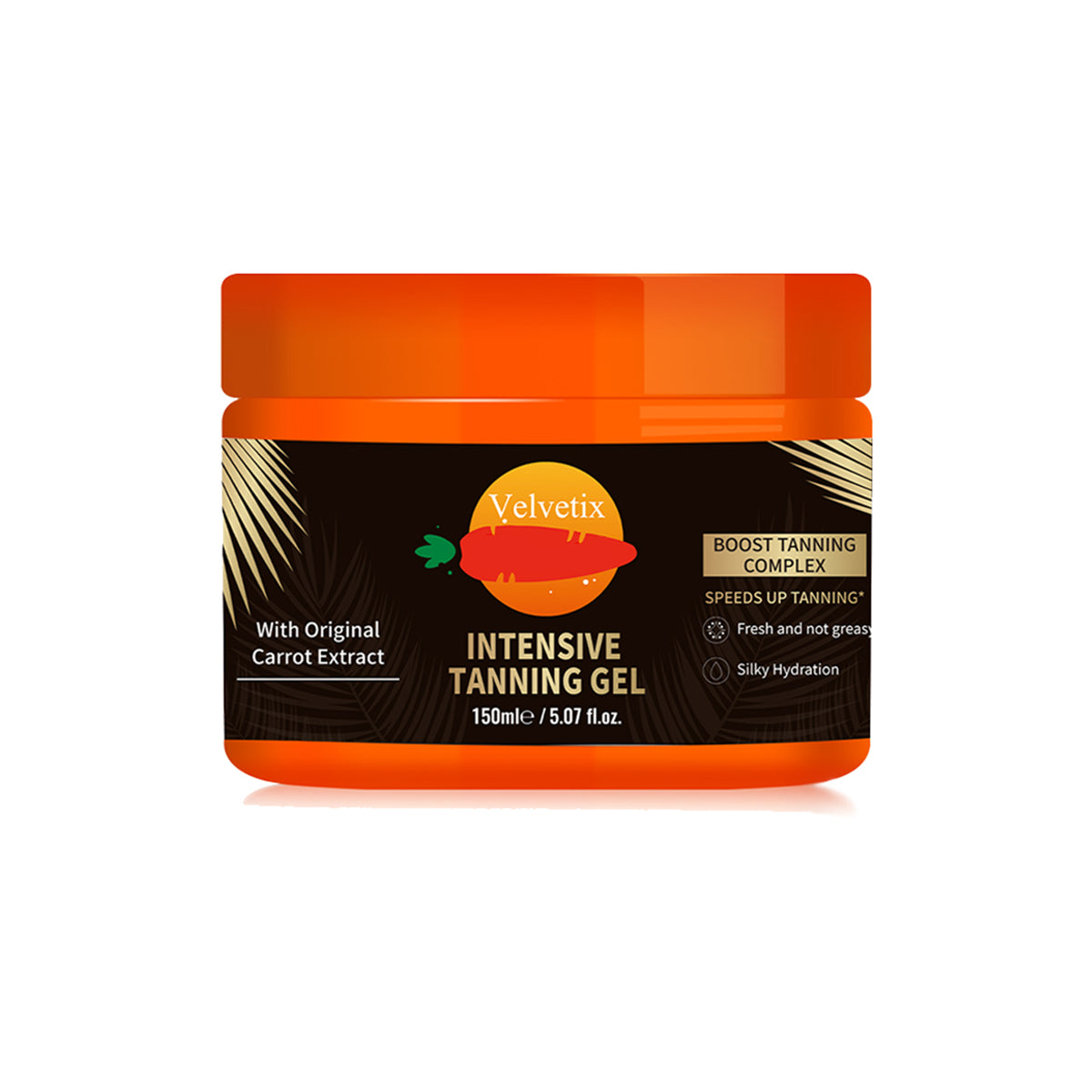 Natural Tanning Gel 150ml - Outdoor Tan Accelerator with Coconut & Sunflower