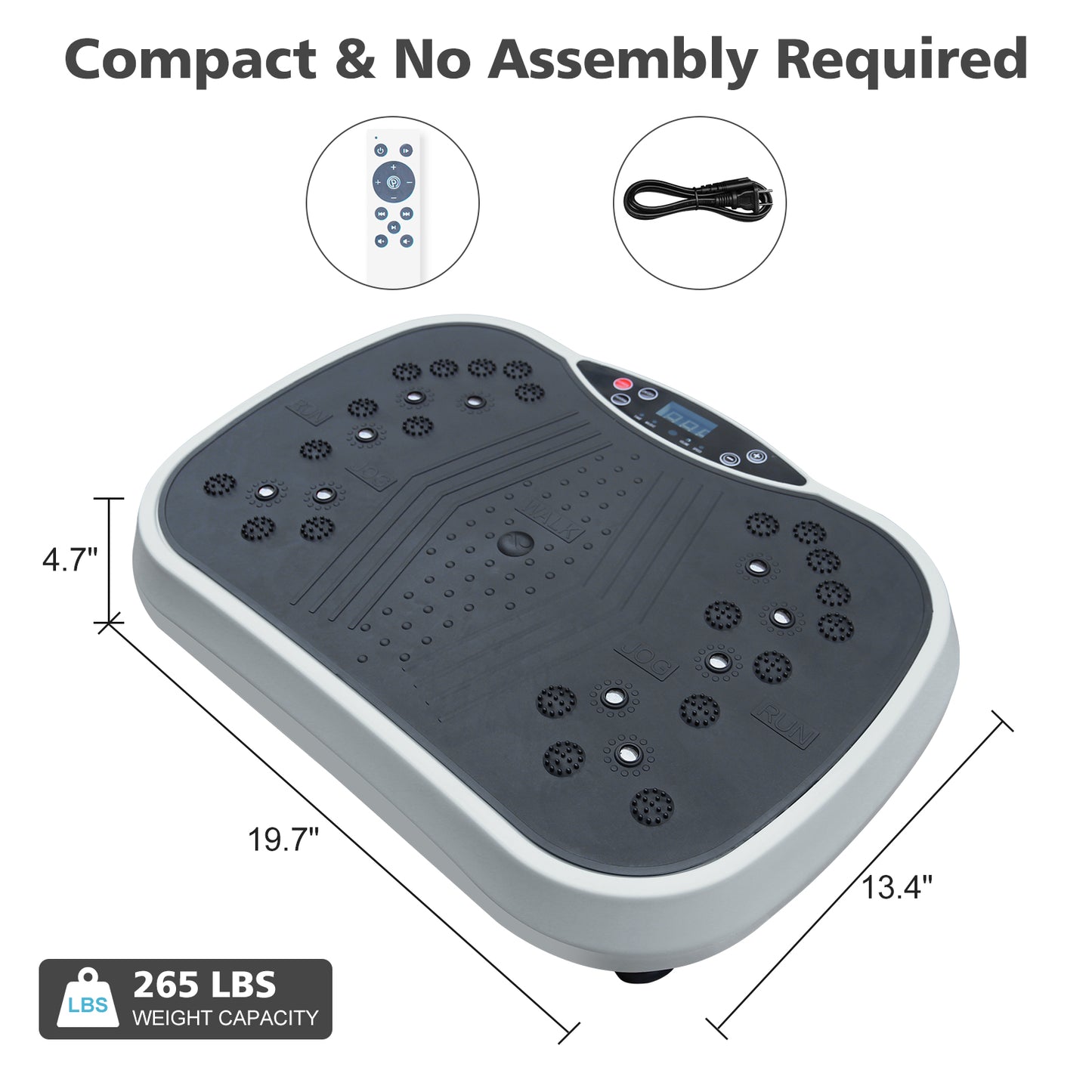 Vibration Plate Exercise Machine - Whole Body Fitness Trainer